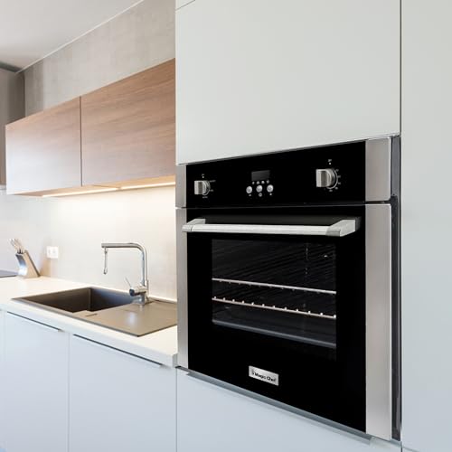 Image of Magic Chef MCSWOE24S Electric 24 inch 2.2 cu. ft. Single Wall Oven with Convection, Stainless Steel