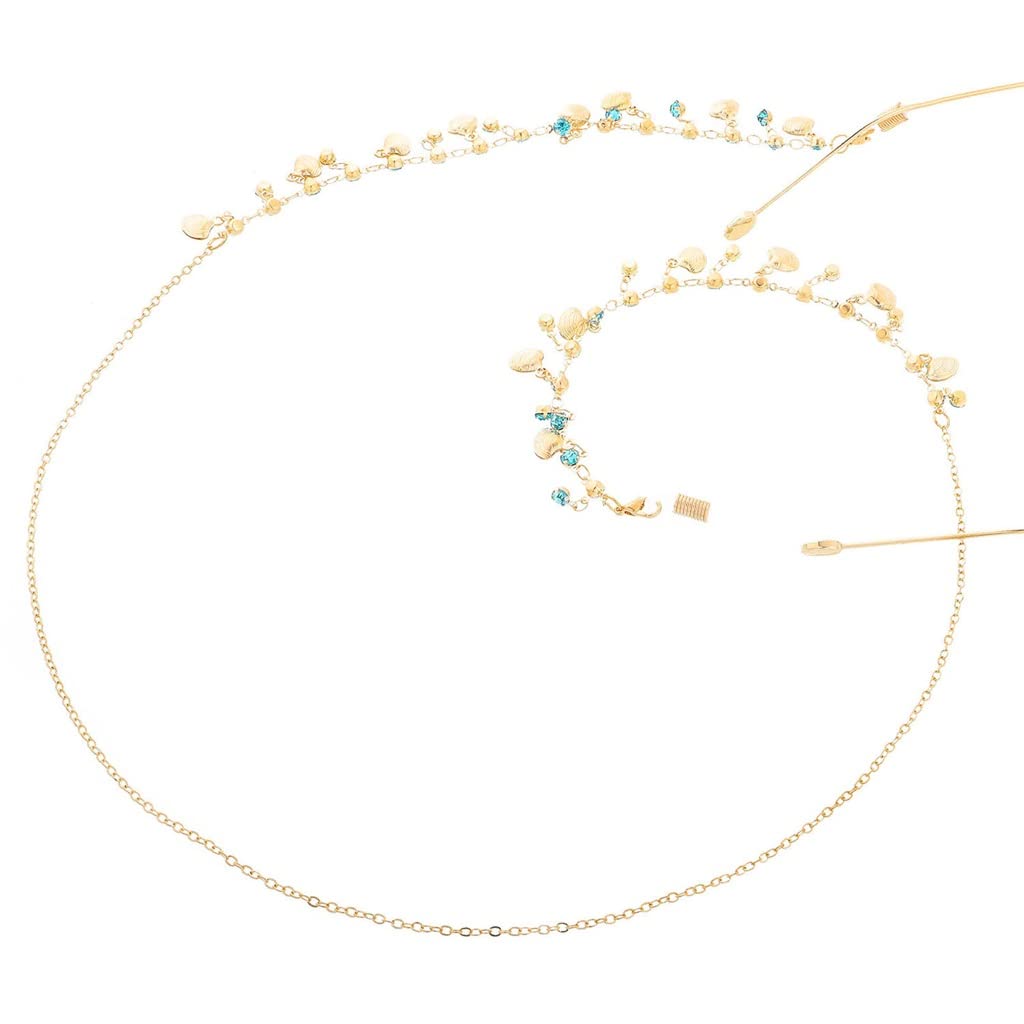 Modekette Gold Strass Brillenkette Lesebrille Anti-Verlust-Kette