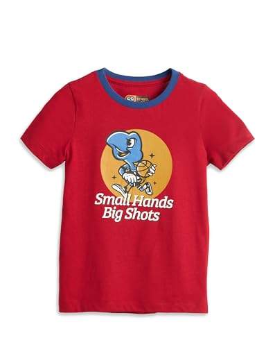 Image of Amazon Brand - Symbol Boys 100% Cotton Graphic Printed Half Sleeves T-Shirt | Age 2-6 Years