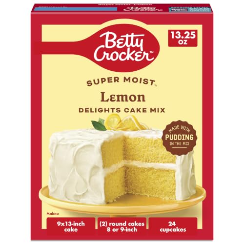 Betty Crocker Delights Super Moist Lemon Cake Mix...