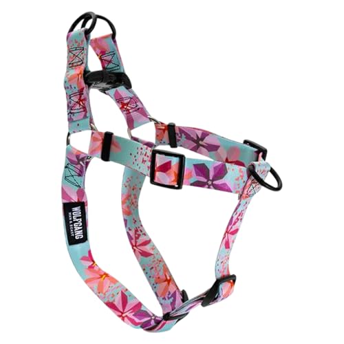 WOLFGANG/ウルフギャング DigiFloral Harness (Sサイズ) 巾1.6cm x 胴回り30-45cm 【 小型犬用ハーネス 】