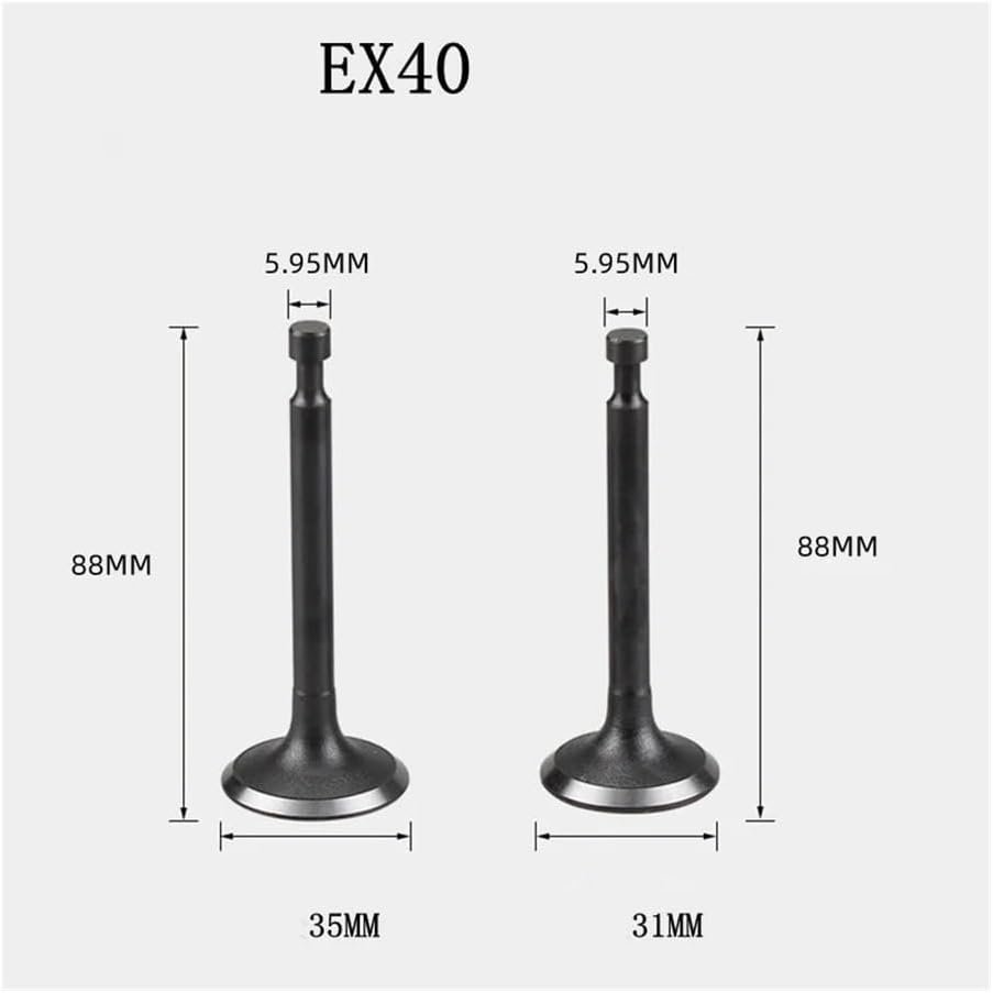 1 Pair & Set Fit for EX40 I4 E4 Engine Generator Inlet Outlet