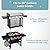 SHINESTAR Griddle Cover for Blackstone 36 Inch Culinary Series, Heavy Duty Waterproof 5441 Flat Top Gas Grill Cover with Large Air Vent, Click-Close Straps, Handle and Zipper, Black