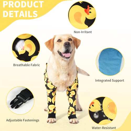 Image of LovinPet Dog Elbow Protector Anti-Licking Elbow Sleeve, Adjustable, Comfortable & Durable Front Leg Guard for Medium to Large Dogs, Prevents Licking and Chewing,Dog Sleeve,Dog Leg Sleeve