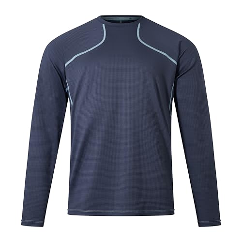 Endura Camisa unissex de manga comprida para ciclismo azul obre, grande