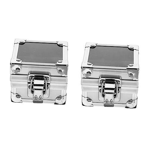 PACKOVE 2 Piezas Estuches para Brocas de Manicura Almacenamiento de Cabezas de Pulido de Uñas Diseño Ligero y Resistente para Organizar Herramientas de Manicura Casa o Salones