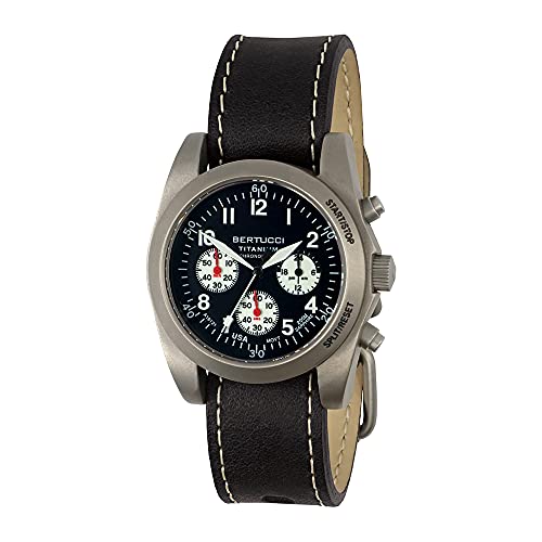 Montre chronographe Bertucci A-11T Americana en titane mat d'une robustesse absolue