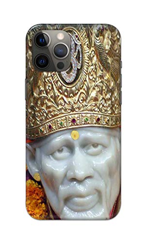 Image of PRINTFIDAA Sai Baba Lord Shiridi Great God Hinduism Hindu Religious Printed Designer Hard Case for Apple iPhone 13 Pro, A2638, A2483, A2636, A2640 Back Cover -(e) RPM1005