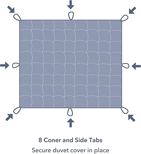 Home Decor 1500-Tc Pinch Pleated Down Alternative Comforter Oversized King Plus (128X120) 5-Pc (1Pc Comforter & 4 Pcs Pillow Covers), 700 Gsm & All Side Corner Tabs 100% Egyptian Cotton #TOP5