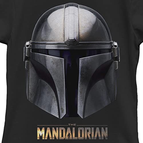 The Mandalorian Girl's Star Wars Iconic Helmet T-Shirt2