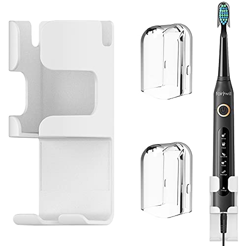 Soporte para cepillo de dientes eléctrico + 2 cabezales de cepillo a prueba de polvo compatibles con Fairywill el cepillo de dientes eléctrico Cover