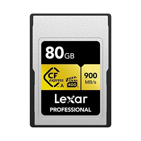 Lexar Professional 80GB CFexpress Gold Memory Card Cover