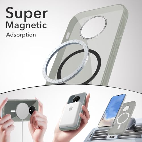 Image of Jkobi Lifetime Anti-Yellow MagSafe Compatible Clear Back Cover Case for OnePlus 7T (Sleek Hard Crystal | Shockproof and Camera Protection)