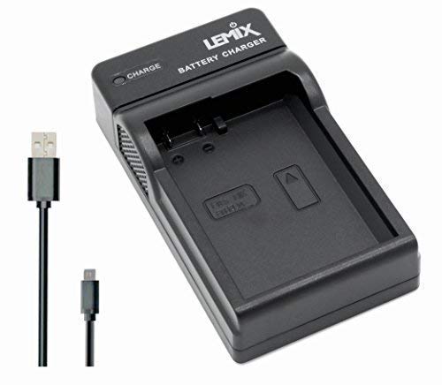 Lemix (ENEL14) Ultradünnes USB Ladegerät für die Nikon EN-EL14 / EN-EL14a Batterie zu der aufgelisteten Nikon SLR and Coolpix Modelle