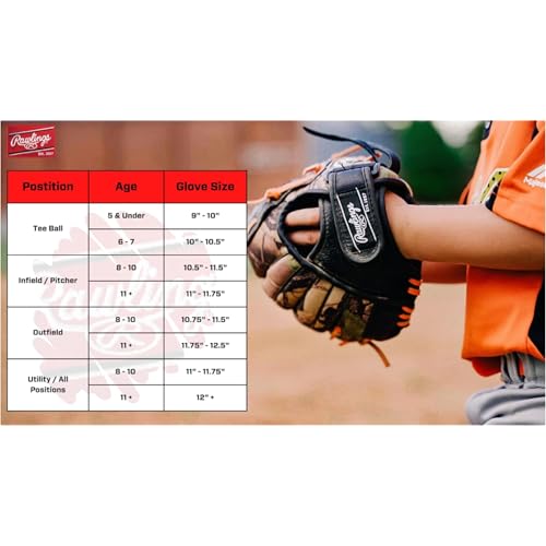 Gants de baseball pour enfants de 5 à 8 ans idéal pour le parc