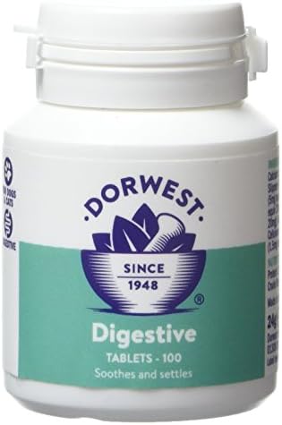 DORWEST HERBS Digestive Supplement Tablets for Dogs and Cats 100 Tablets