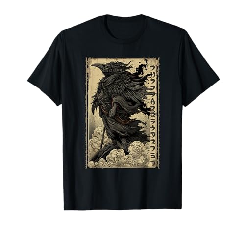 Vintage Japanese Tengu Demon Mythology Yokai T-Shirt