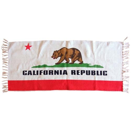 California 注文 FLAG ビンテージ コットン カリフォルニア フラッグ