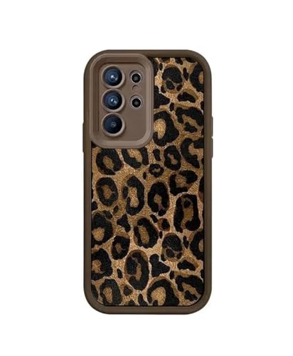 Coque Galaxy S26 Ultra antichoc silicone souple motif léopard mignon