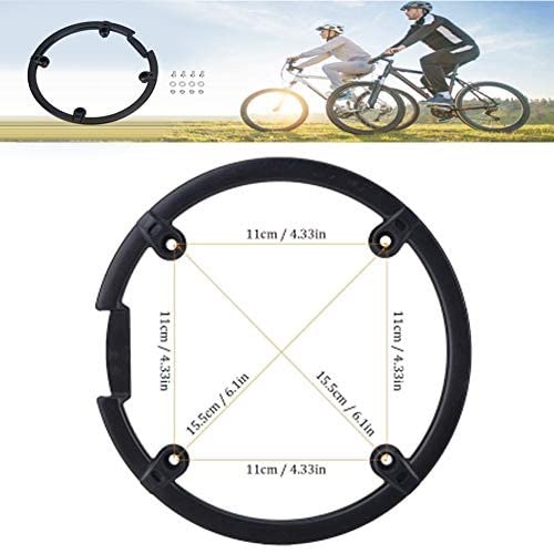 Protecteur De Chaîne Vélo – Garde-Boue Pédalier Léger PP, Anti-Saleté, Facile à Installer, Pour VTT Route Hybride