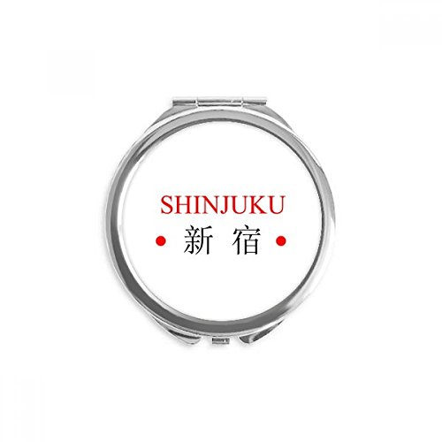 Espejo portátil de mano Shinjuku roja para retocarte en cualquier lugar de forma rápida