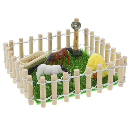 HEMOTON 1 Set Dekorativer Miniatur Scheunen Display Modell Pferdestall Rollenspiel Pferdestall Mini Spielzeug Stallmodell Miniatur Stallspielzeug Miniatur Pferdestall HEMOTON 1 Set Dekorativer Miniatur Scheunen Display Modell Pferdestall Rollenspiel Pferdestall Mini Spielzeug Stallmodell Miniatur Stallspielzeug Miniatur Pferdestall