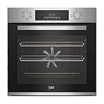 Beko 66L Electric Built-in Single Oven with Steam Cleaning - Stainless Steel