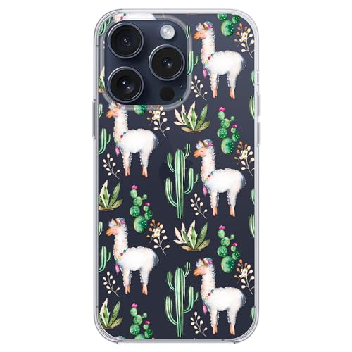 Coque iPhone 15 Pro dessin animé idée cadeau mignon motif cactus - 4