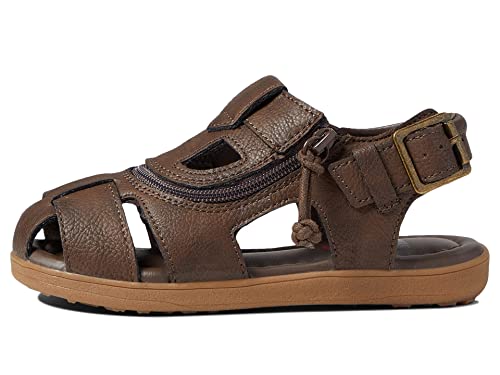 Billy Footwear Kids Sandal Close Sandals For Little, And Big Kids - Man-Made Lining With Buckle Closure, Zippered Closure, And Closed Round Toe Designbrown 12 Little Kid M #TOP4
