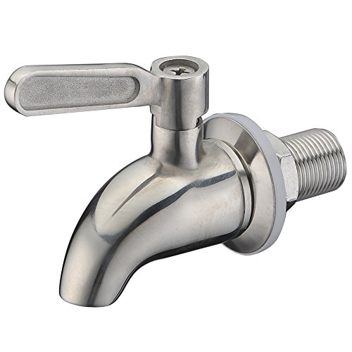 SUCASA Brushed Stainless Steel Beverage Dispenser Spigot Premium Quality Compatible With Gravity Water