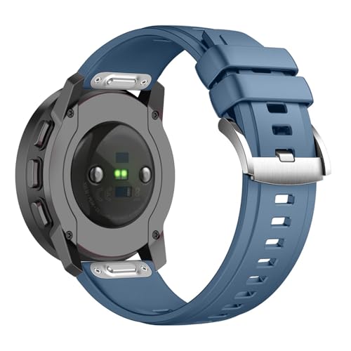 Silicona Correas para Suunto Ocean Correa, Suave con Ajustable Acero Inoxidable Cierre Repuesto para Mujer Hombre Band Deportiva Pulsera Compatibles con Suunto Ocean (3)