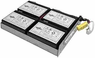 新品未使用 APC RBC24J 交換用バッテリー 新品 RBC24J互換バッテリーキット国産電池4本使用 - 天翔電源製作所
