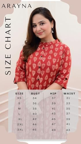 Image of Arayna Women's Cotton Floral Block Printed Co-ord Set - Straight Kurta Palazzo Pants