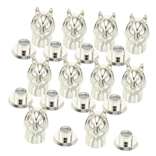 Veemoon Tappi Chiudi Bottiglia Profumo Vuoto 5 Pezzi Chiusure a Scatto Design Volpe Dorate Accessori Fai Da Te Per Flaconi Profumo Casa Ufficio Viaggio