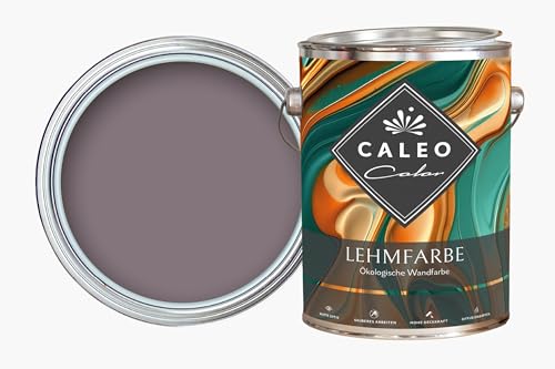 Caleo Color Lehmfarbe LAVANDA 0 15 litros pintura ecológica para el salón y más alta cobertura sin