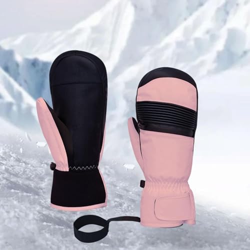 1 Pair Winter Ski Gloves Lightweight Windproof Waterproof Snow Mittens for Snowboarding Running Cold Weather- Total Length 27cm2