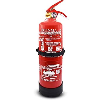 EXTINMA — Extintor de polvo ABC 2 kg, homologado CE y AENOR