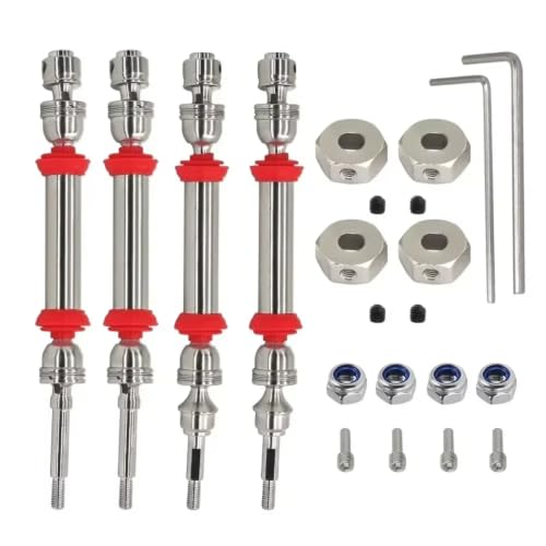 Arbre transmission Traxxas Slash 4x4 acier trempé CVD kit cardan voiture RC 1/10