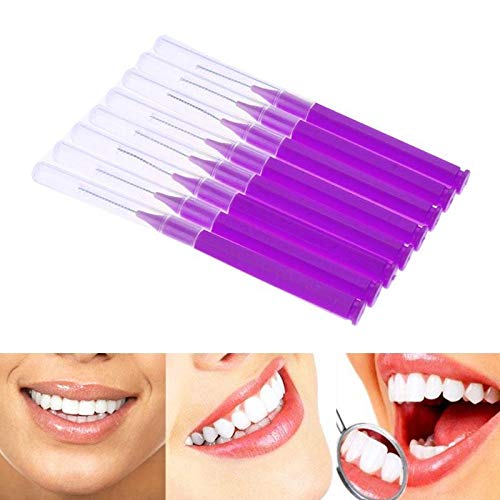 Chironal Portable 10Pcs/Box For Traveling Home Going Out 0.4-1.5Mm Interdental Brush Toothpick Tooth Flossing Head Oral Dental Brush Tooth Tool #TOP5