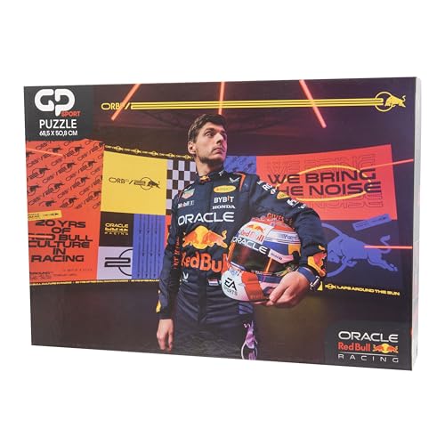 GP Sport Puzzle 2D BULL 1000 pcs Pilote Verstappen - vue 3