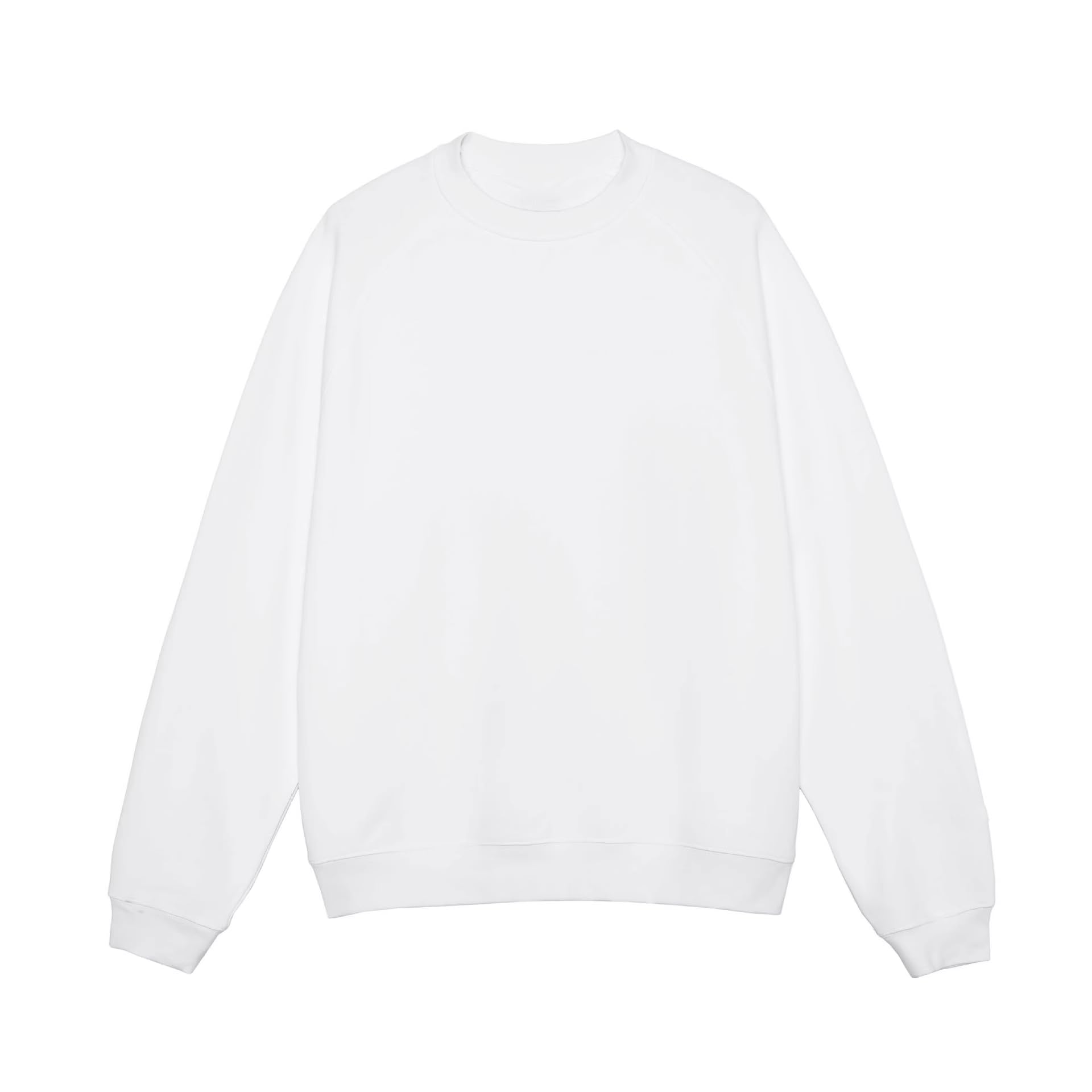 Sudadera Holgada Vintage para Mujer, Cuello Redondo, Forrada de Felpa
