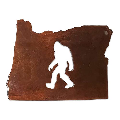 Imán Decorativo Bigfoot de Metal Tumbleado miniatura 1