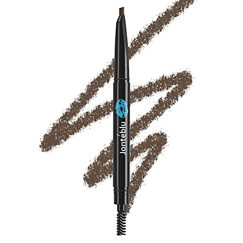 Amazon Com Jonteblu Waterproof Eyebrow Pencil Liner Long Lasting Ultra Fine Slim Natural Makeup Microblading Eye Brow Definer Pencil Eyebrow Filler With Spoolie Brush Black Brown Beauty Personal Care