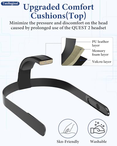 Image of Head Strap for 0culus Quest 2 /for Meta Quest 2 Vr Headset Accessories