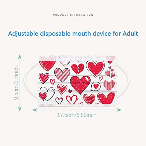 image for Gerichy 50PC Christmas Disposable Face Masks for Adults with Designs W