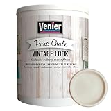 Chalk Pure Paint - for Furniture, Crafts, Home Decor - All-in-One – DIY – Eco-Friendly (Vintage [Vanilla Cream]), (33.81 oz)
