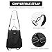 Large Travel Backpack for Women Waterproof Back Pack Black Shoulder Bag Fashion Backpack Purse Anti-Theft Daypack for College Work