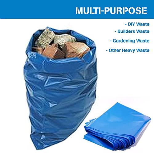 HOMESmith HSBB-005 Heavy Duty Extra Strong Rubble Sacks BB2154221, Blue Plastic, 30 kilograms 2 HOMESmith HSBB-005 Heavy Duty Extra Strong Rubble Sacks BB2154221, Blue Plastic, 30 kilograms - Image 2