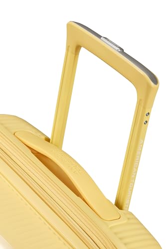 American Tourister Soundbox - Hartschalen-Koffer Mittelgroß, 67 cm - Trolley mit 4 Rollen, TSA-Schloss, erweiterbar & leicht, 71.5/81L, Gelb (Pastel Yellow)