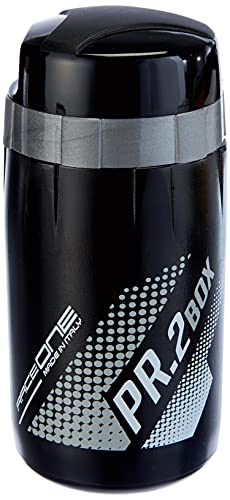 Raceone, Portaoggetti e adattatori per bicicletta Unisex adulto, Nero/Bianco, Unica